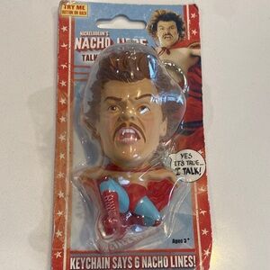 Nickelodeon Nacho Libre Action Keychain with Red and Blue